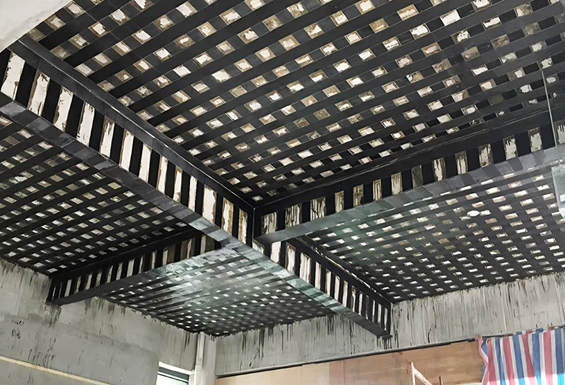 Proyecto de tejido de fibra de carbono