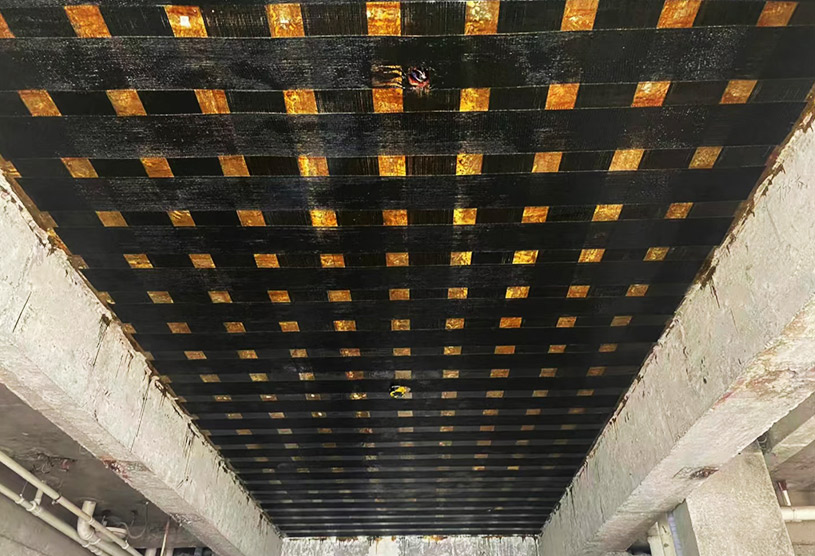 Proyecto de tejido de fibra de carbono
