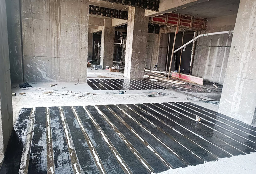 Proyecto de tejido de fibra de carbono
