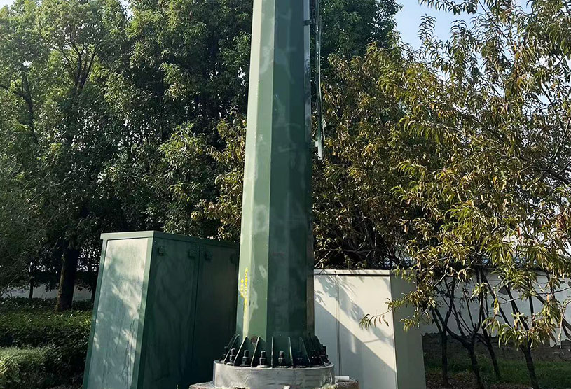 Refuerzo de la base de la torre de señales